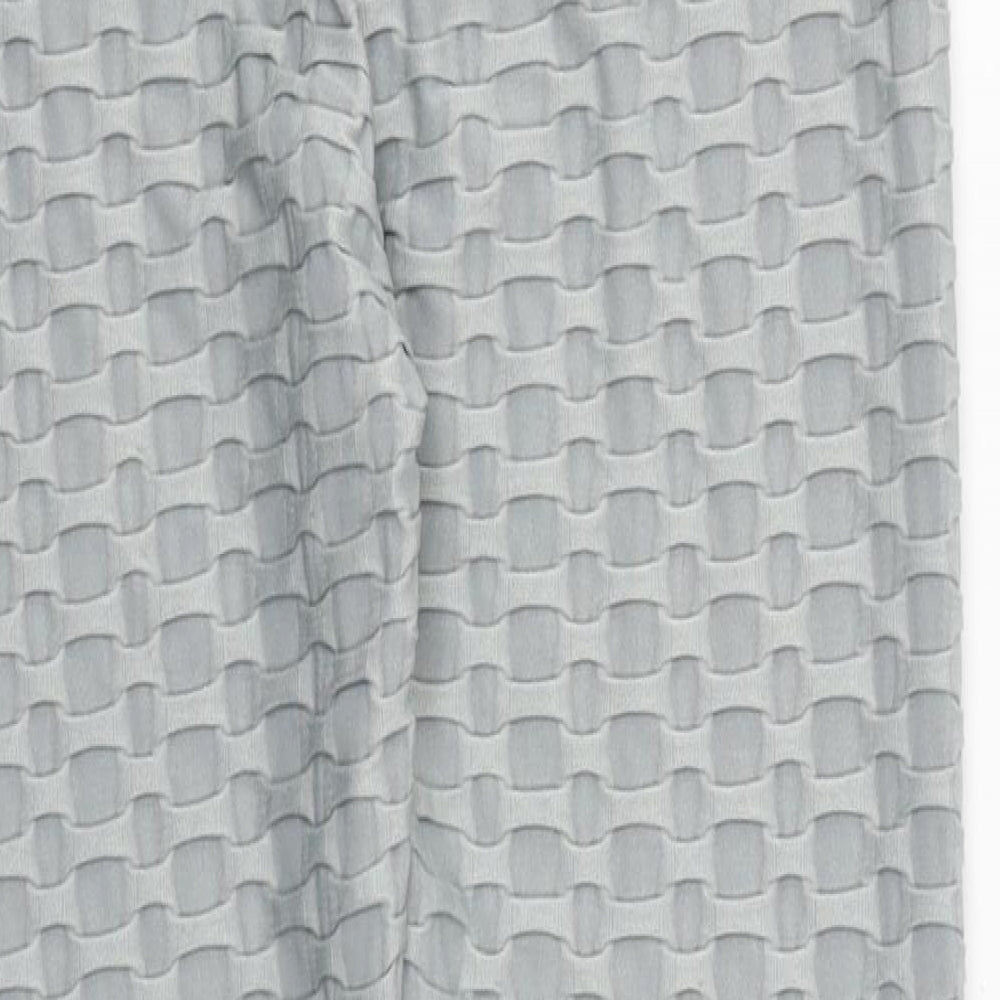 Preworn Womens Grey Polyamide Compression Leggings Size S L25 in Regular Pullover