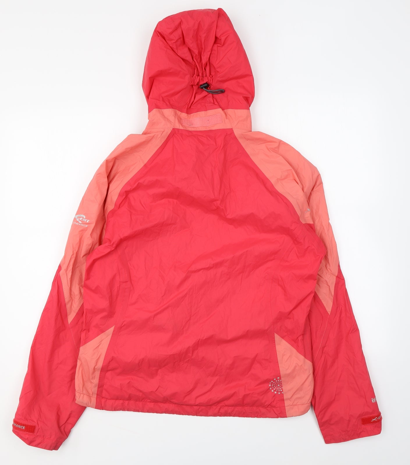 Regatta Womens Red Rain Coat Coat Size 12 Zip