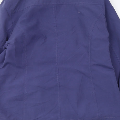 Classic Womens Purple Jacket Blazer Size 14 Button