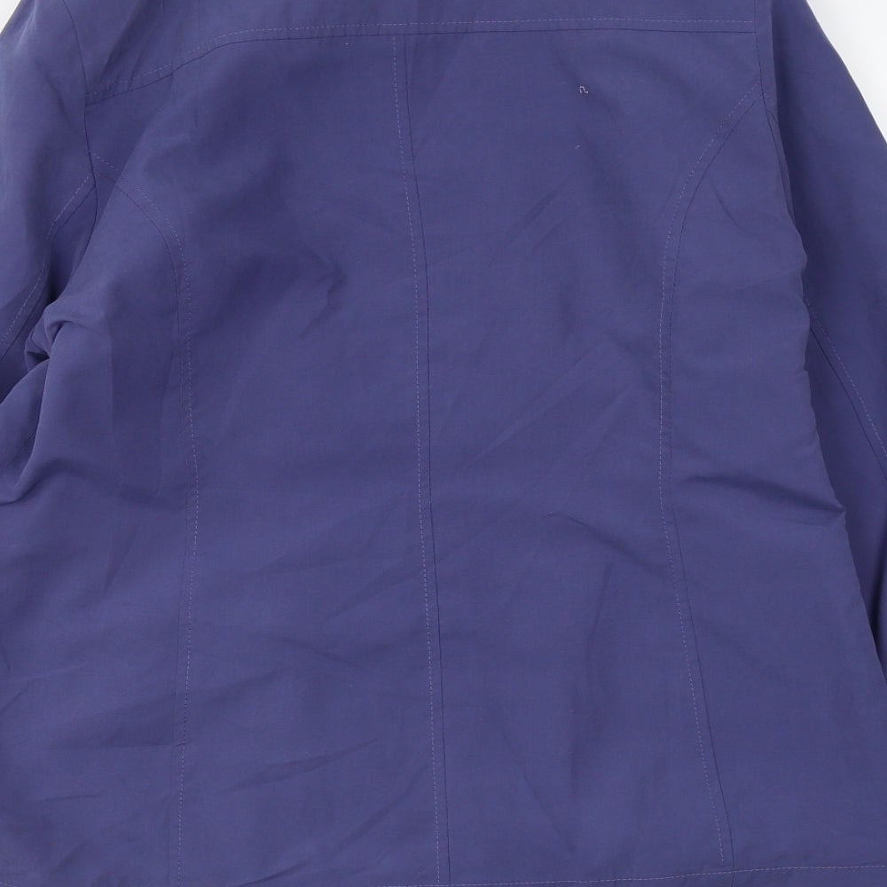 Classic Womens Purple Jacket Blazer Size 14 Button