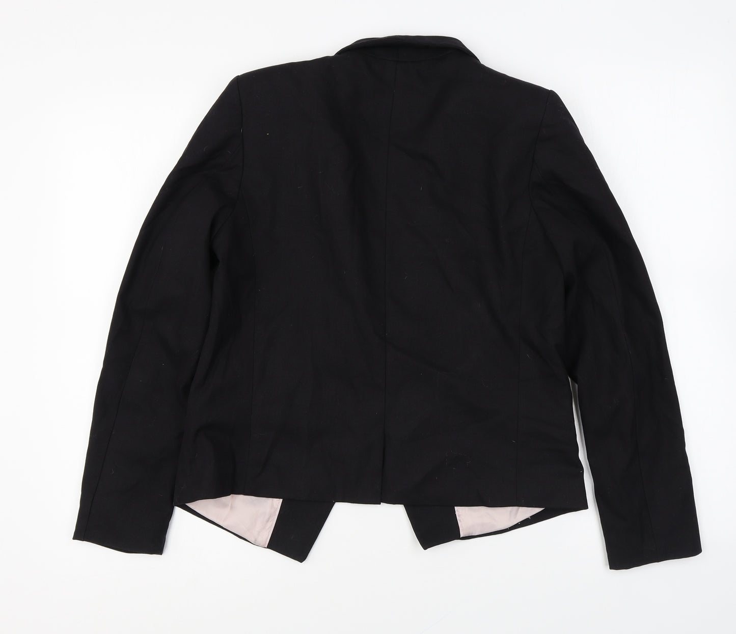 H&M Womens Black Jacket Blazer Size 10
