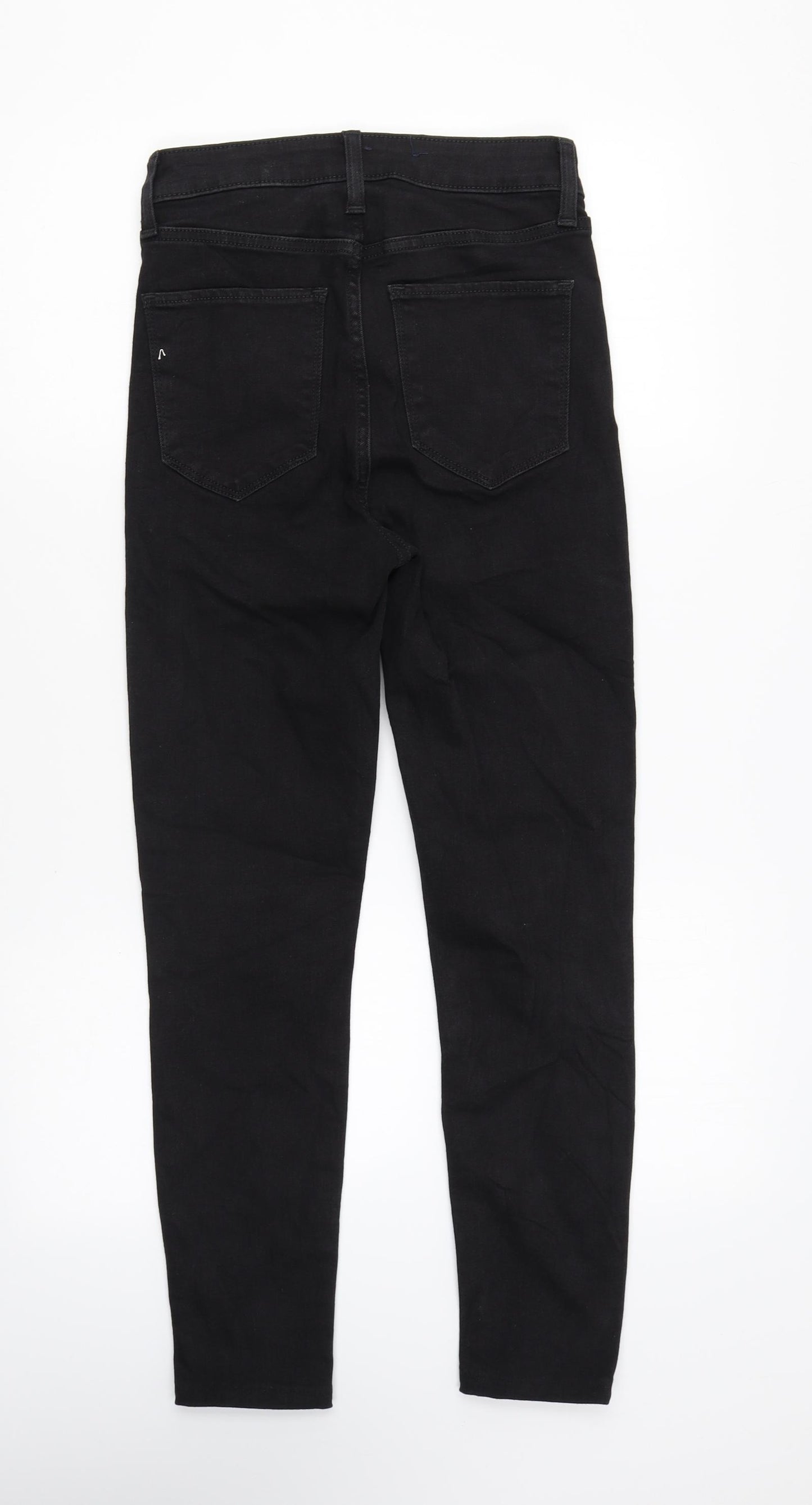 Gap Womens Black Cotton Skinny Jeans Size 26 in L25 in Regular Zip