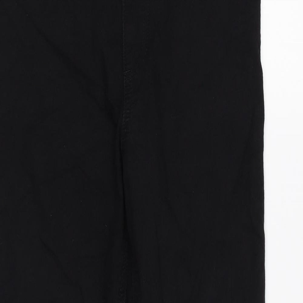 Marks and Spencer Womens Black Cotton Jegging Leggings Size 10 L25 in
