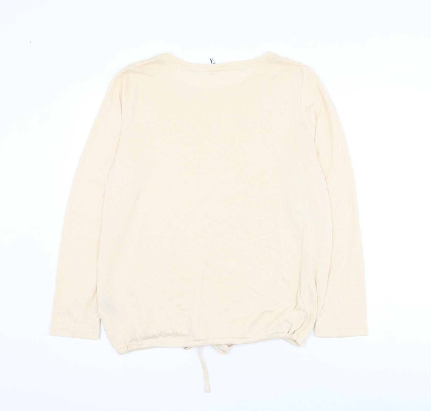 Only Womens Beige Viscose Pullover Sweatshirt Size XL Pullover