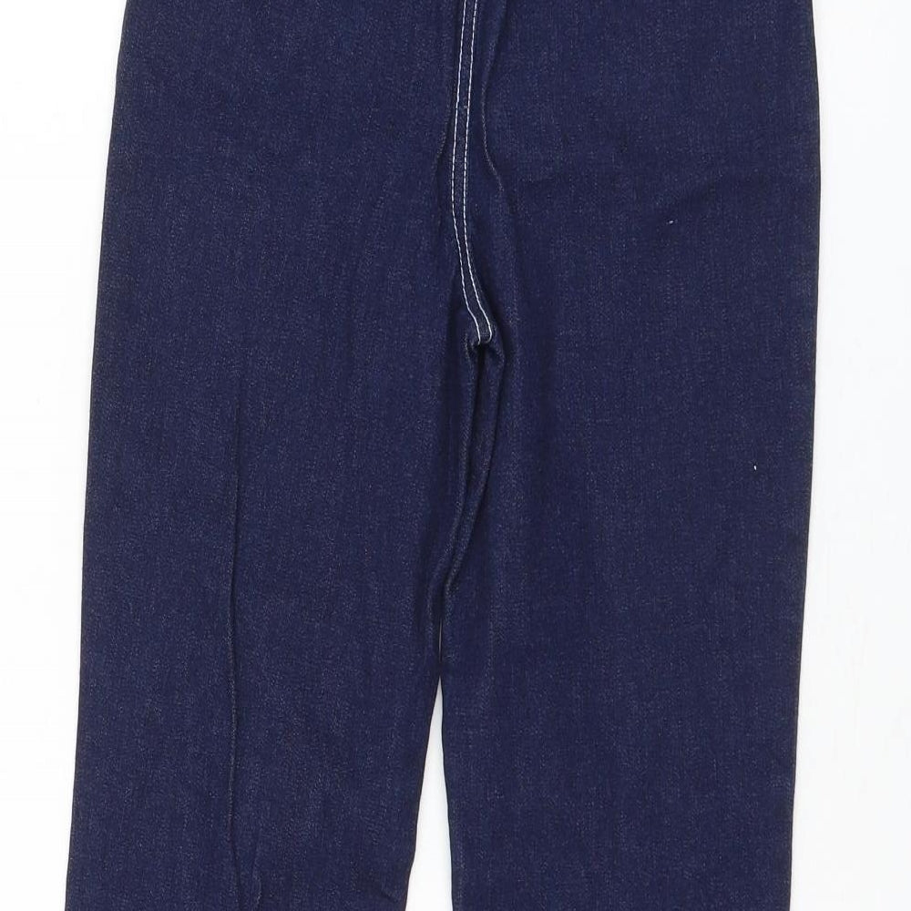 Proper Little Madam Girls Blue Cotton Flared Jeans Size 5-6 Years Regular Pullover