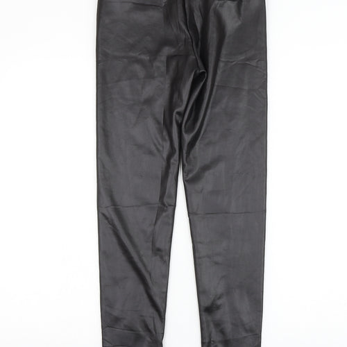Preworn Womens Black Polyamide Capri Leggings Size S L27 in