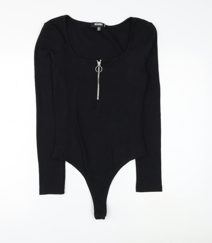 Missguided Womens Polyester Bodysuit One-Piece Size 12 Snap