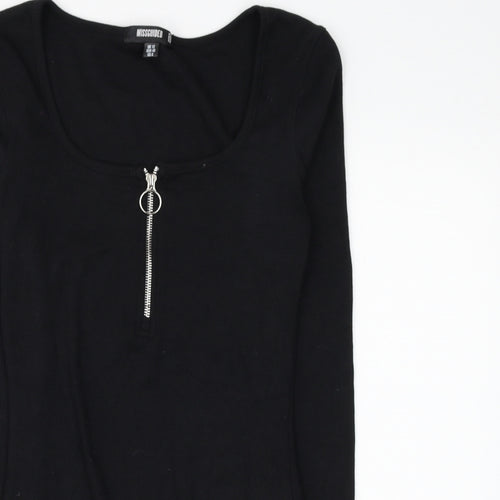 Missguided Womens Polyester Bodysuit One-Piece Size 12 Snap