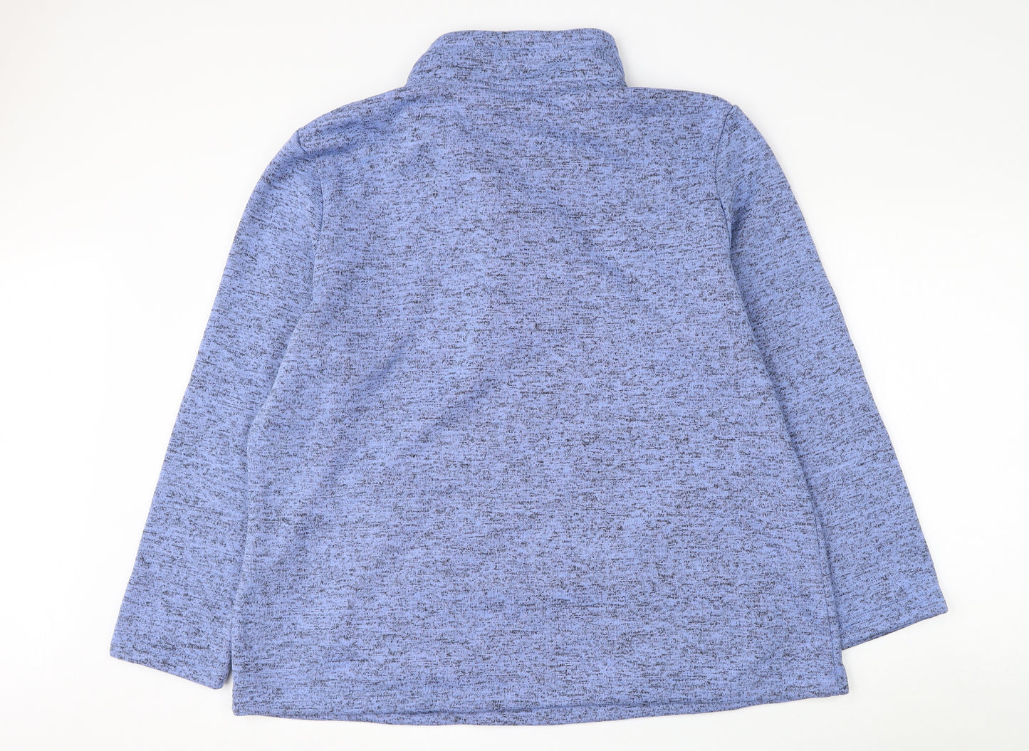 Damart Womens Blue Polyester Pullover Sweatshirt Size 22 Zip