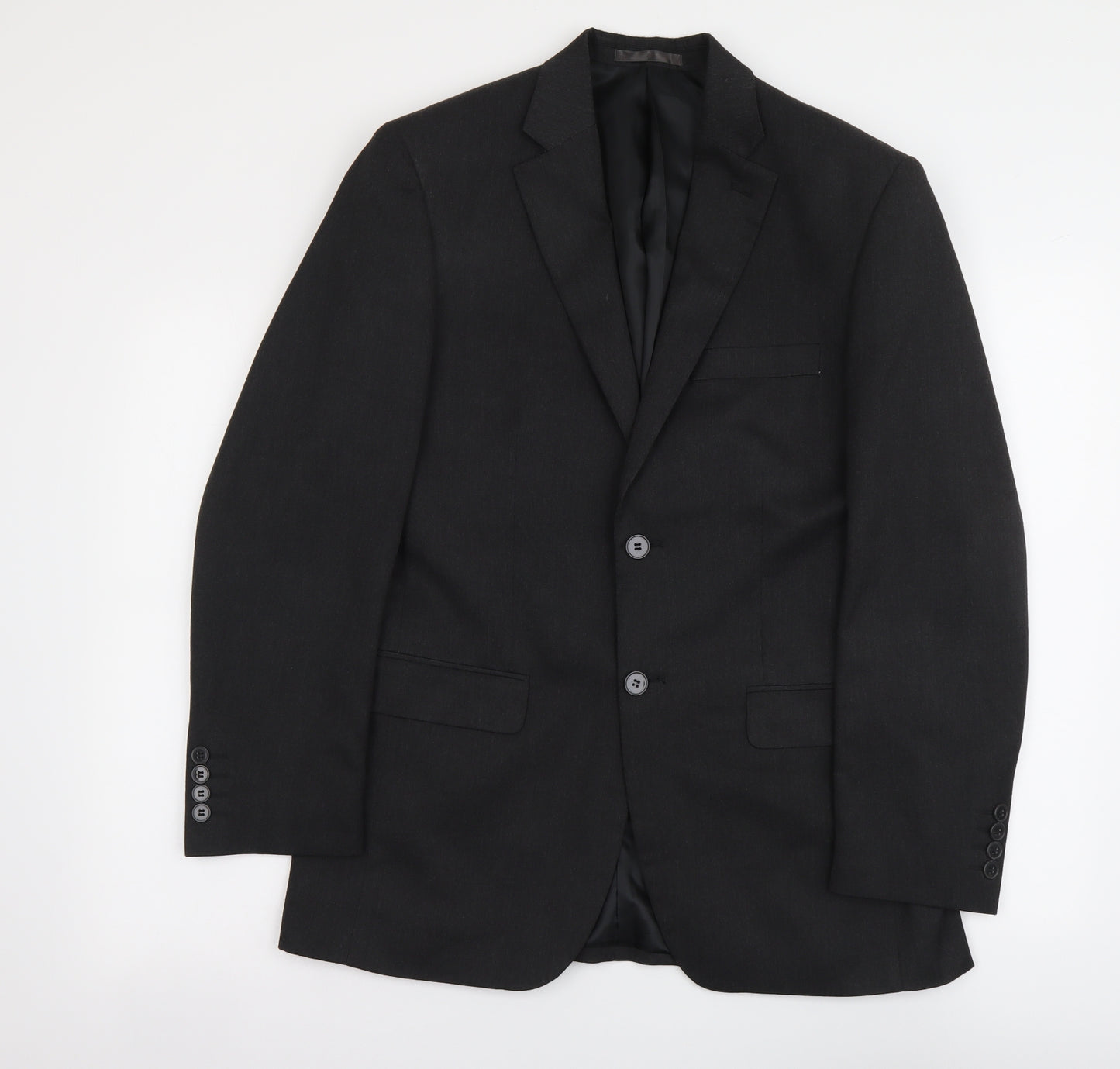 Burton Mens Grey Polyester Jacket Suit Jacket Size S