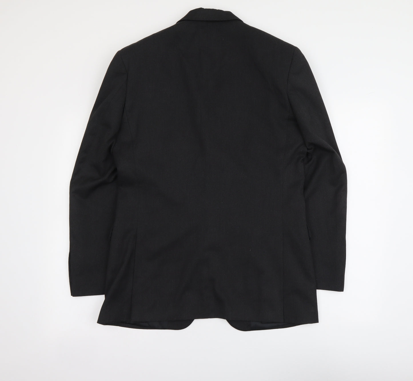 Burton Mens Grey Polyester Jacket Suit Jacket Size S