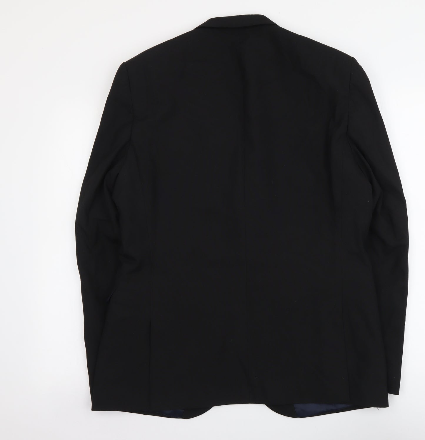 NEXT Mens Black Polyester Jacket Suit Jacket Size M