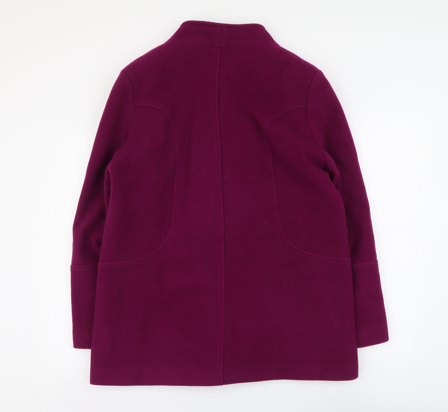 Kesta Womens Pink Pea Coat Coat Size 14 Button