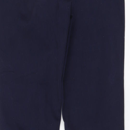 George Womens Blue Cotton Straight Jeans Size 12 L29 in Regular Button