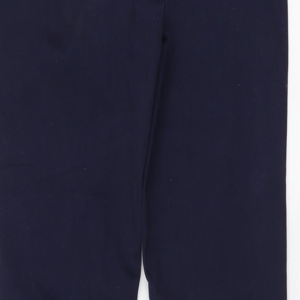 George Womens Blue Cotton Straight Jeans Size 12 L29 in Regular Button