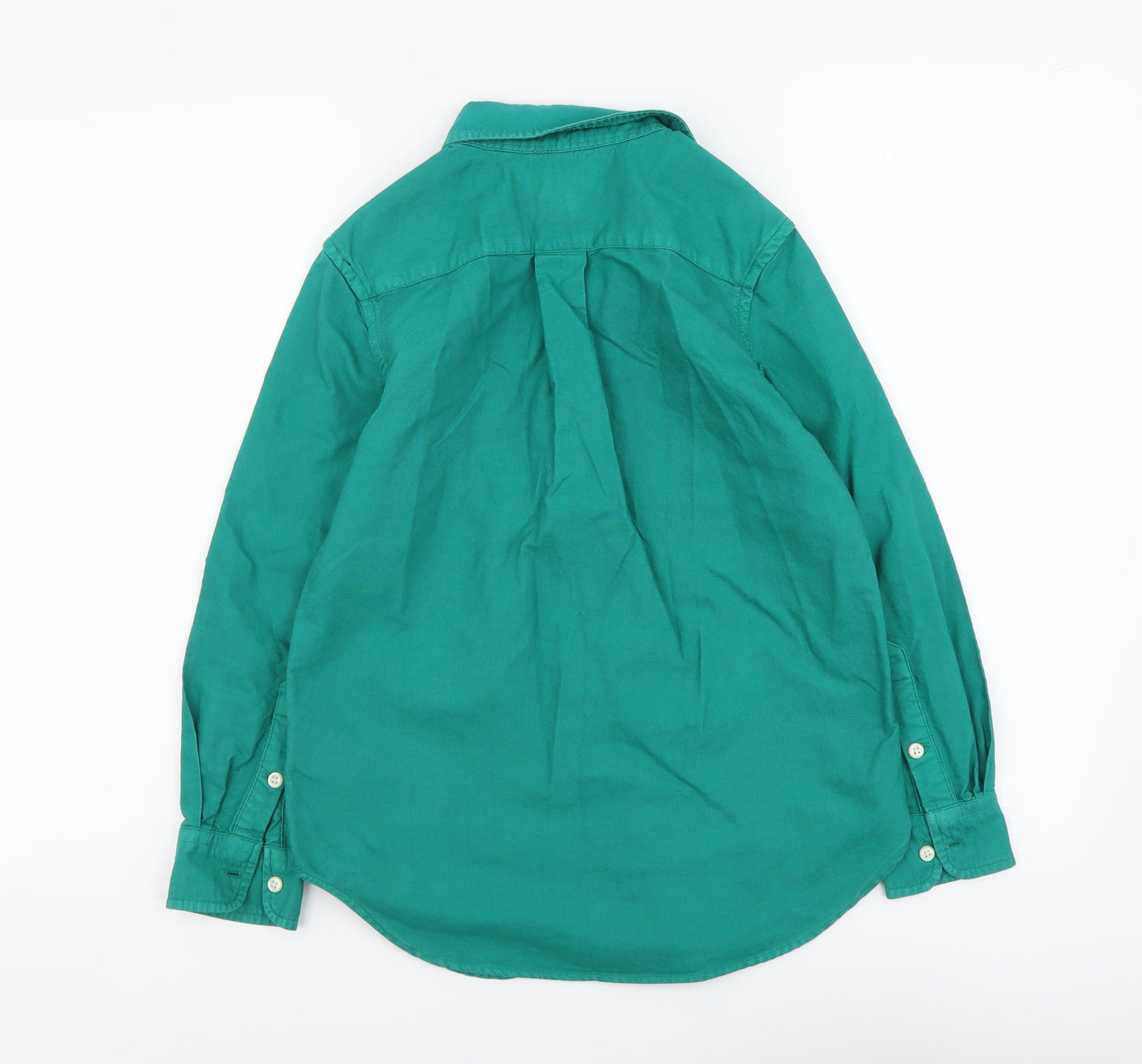 Polo Ralph Lauren Boys Green Cotton Basic Button-Up Size 10 Years Collared Button