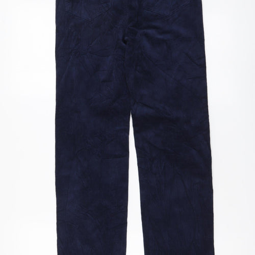 Marks and Spencer Womens Blue Cotton Skinny Jeans Size 8 L31 in Regular Button