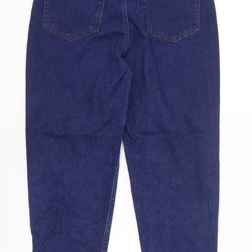 Love Leggings Womens Blue Cotton Straight Jeans Size 12 L25 in Regular Zip