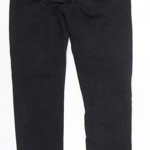 Garcia Jeans Mens Black Cotton Skinny Jeans Size 30 in L30 in Regular Zip