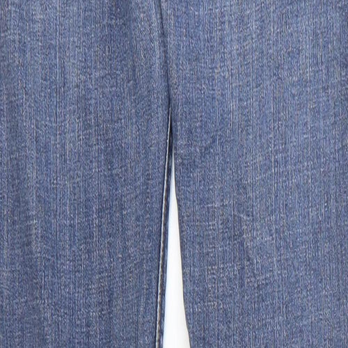 Disco Womens Blue Cotton Skinny Jeans Size 8 L31 in Slim Zip
