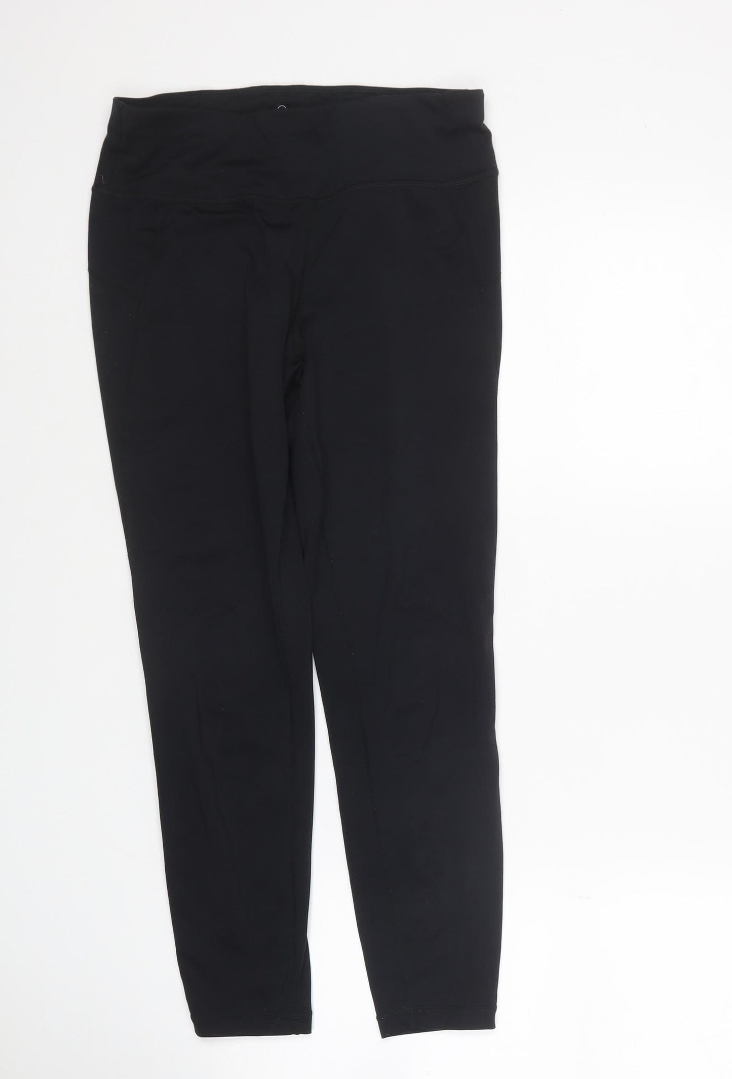Sweaty Betty Womens Black Polyester Compression Leggings Size S L24 in Regular Pullover