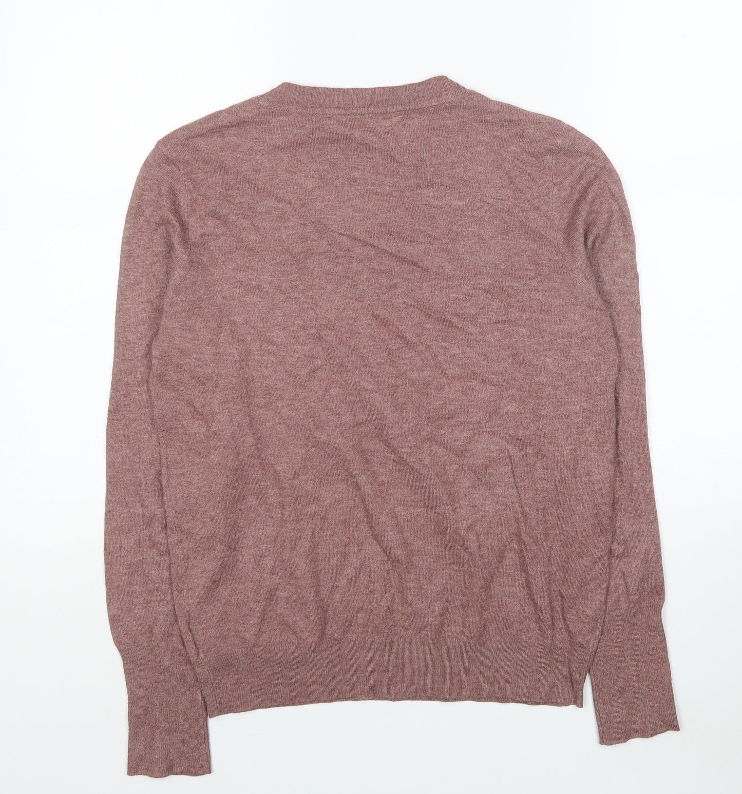 Primark Womens Red Round Neck Polyester Pullover Jumper Size 10