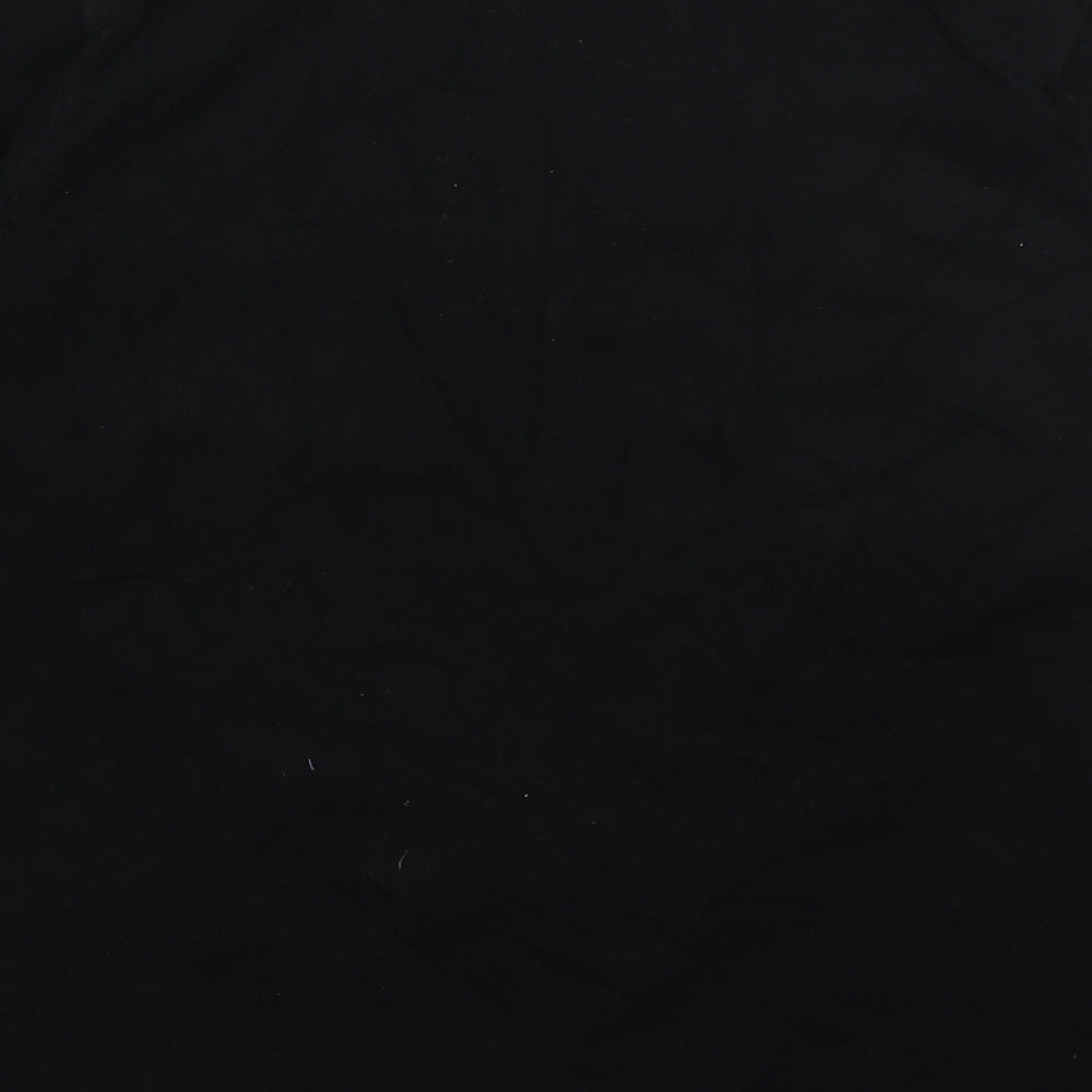 Inspire Collection Womens Black Round Neck Polyamide Cardigan Jumper Size L