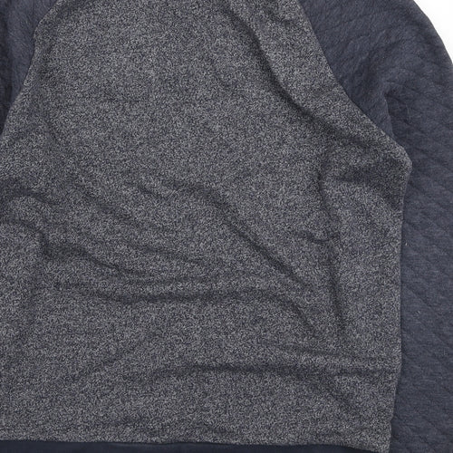Topman Mens Blue Polyester Pullover Sweatshirt Size M