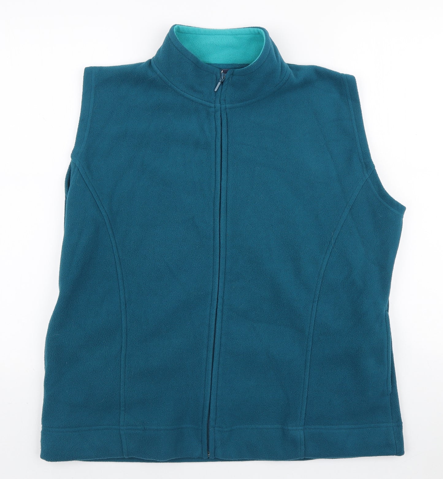 EWM Womens Blue Gilet Jacket Size L Zip