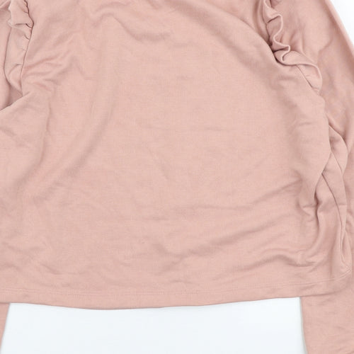 Disney Womens Pink Polyester Pullover Sweatshirt Size 12 Pullover - Friends
