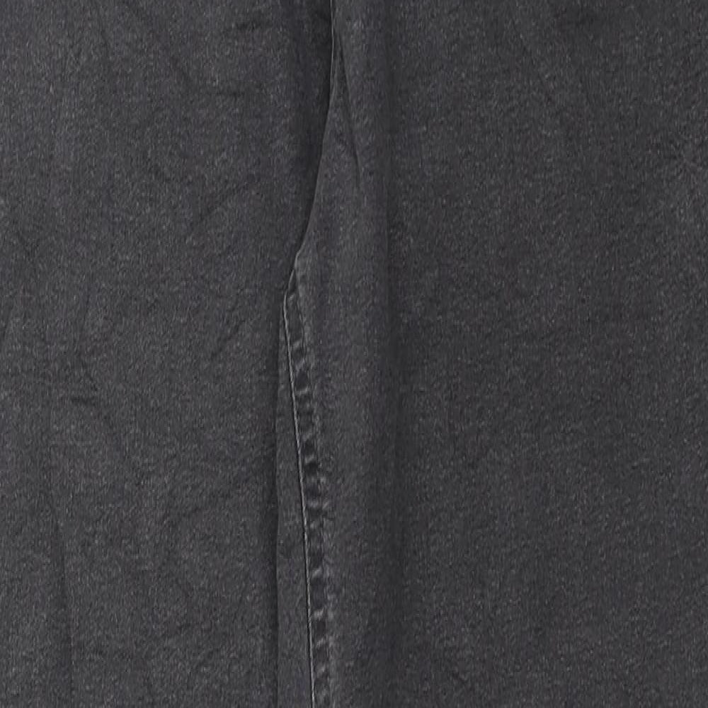Marks and Spencer Womens Grey Polyester Jegging Jeans Size 12 L26 in Regular