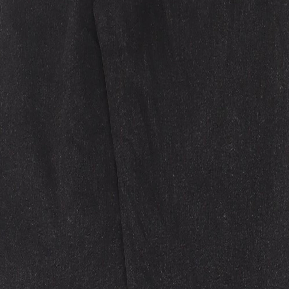 Marks and Spencer Womens Grey Cotton Skinny Jeans Size 12 L29 in Regular Button