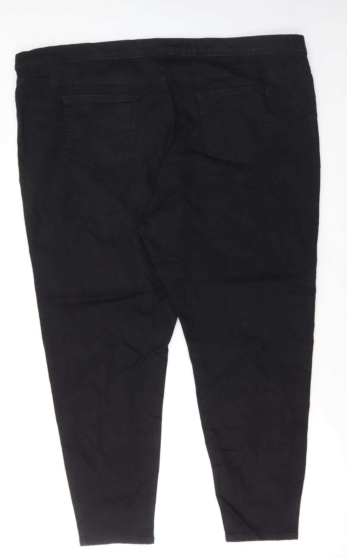 Marks and Spencer Womens Black Cotton Jegging Jeans Size 28 L27 in Regular