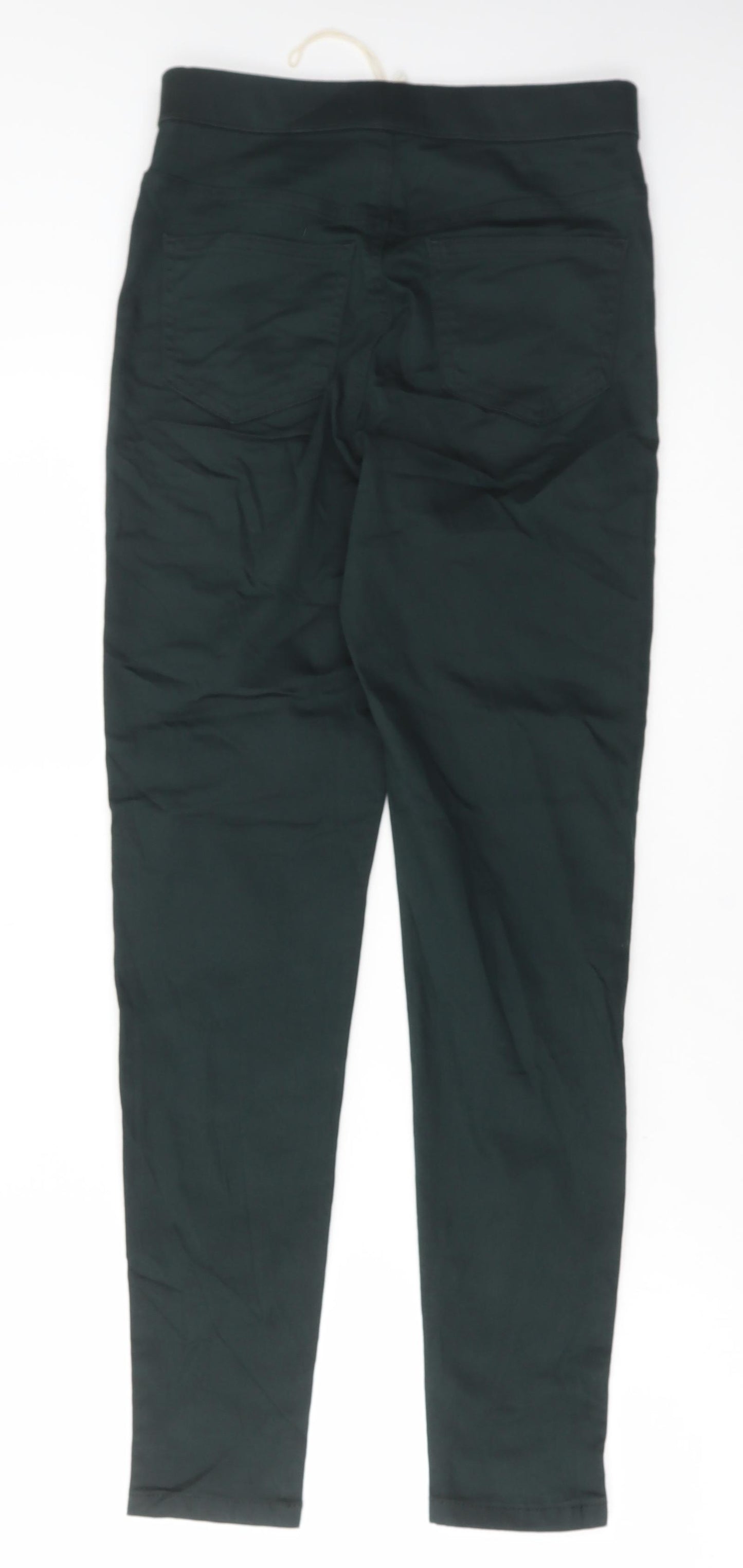 Marks and Spencer Womens Green Cotton Jegging Jeans Size 8 L29 in Regular