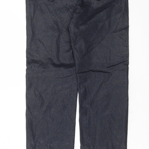 Marks and Spencer Womens Black Cotton Skinny Jeans Size 6 L28 in Regular Button