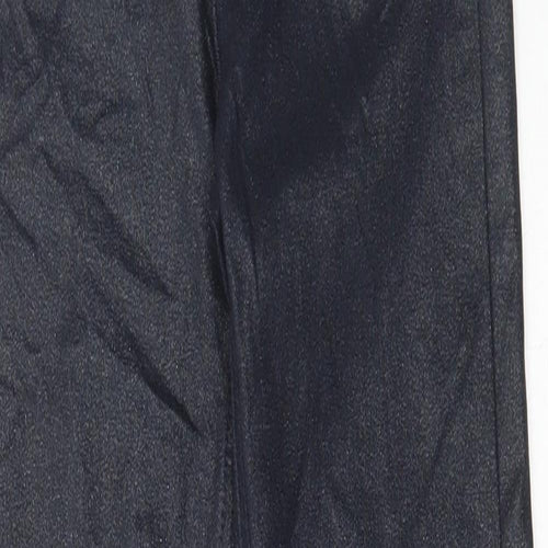 Marks and Spencer Womens Black Cotton Skinny Jeans Size 6 L28 in Regular Button