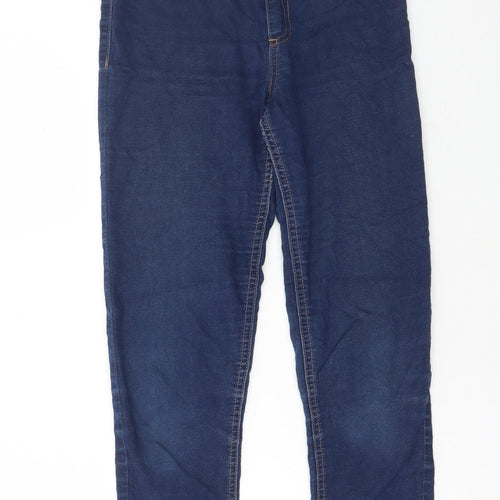 Marks and Spencer Womens Blue Cotton Jegging Jeans Size 6 L26 in Regular