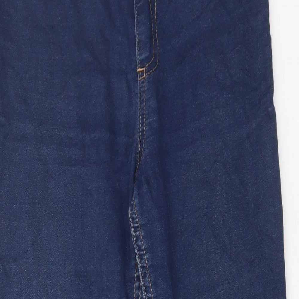 Marks and Spencer Womens Blue Cotton Jegging Jeans Size 6 L26 in Regular