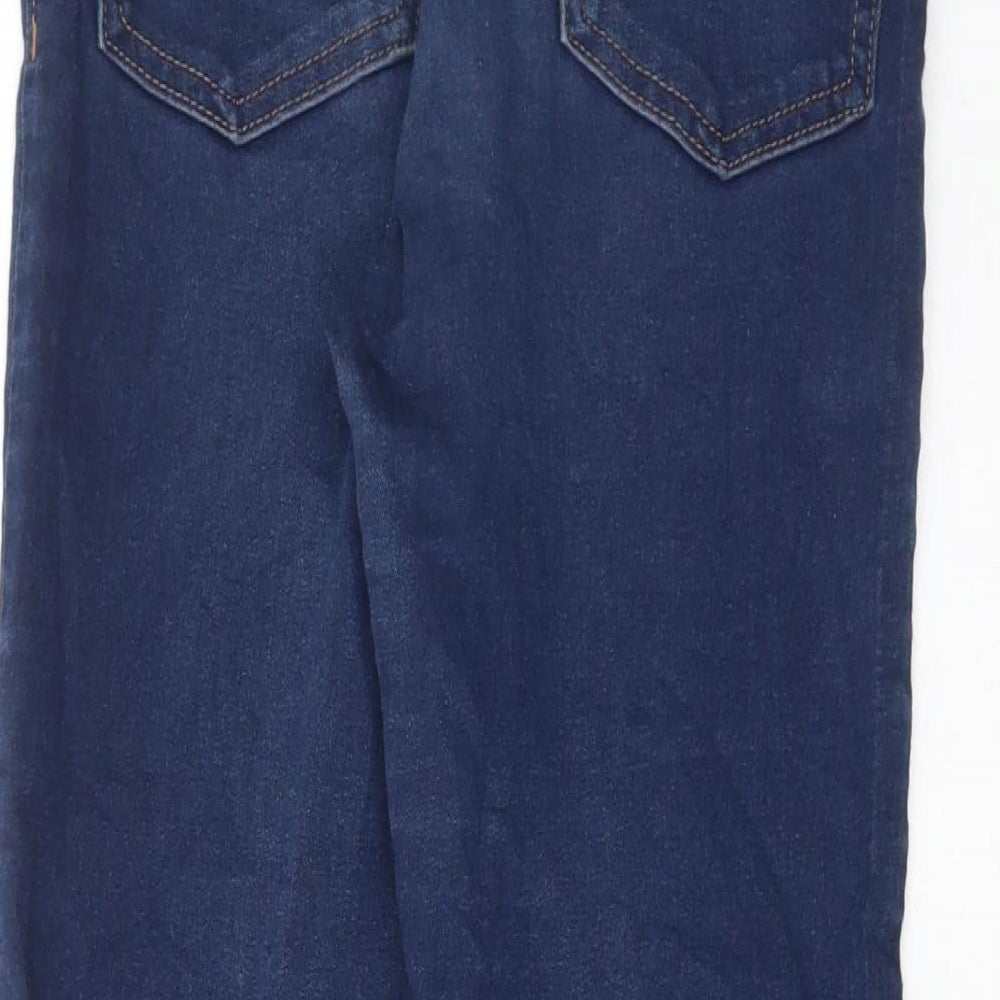 Marks and Spencer Womens Blue Cotton Jegging Jeans Size 6 L26 in Regular