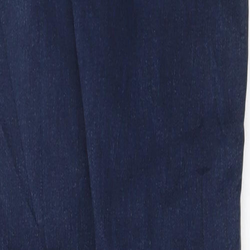 Marks and Spencer Womens Blue Cotton Skinny Jeans Size 8 L30 in Regular Button