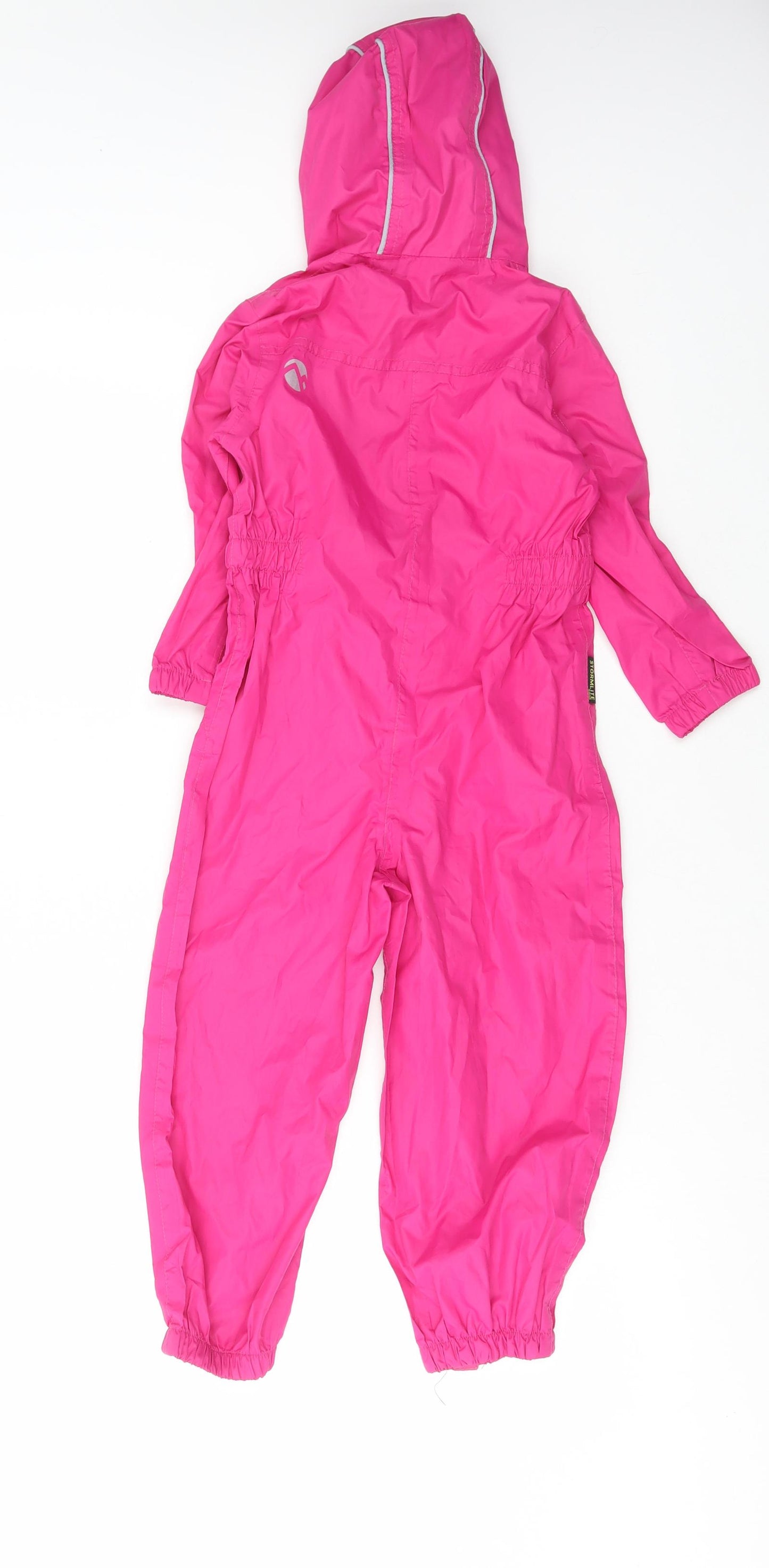 Gelert Girls Pink Rain Coat Snowsuit Size 3-4 Years Zip