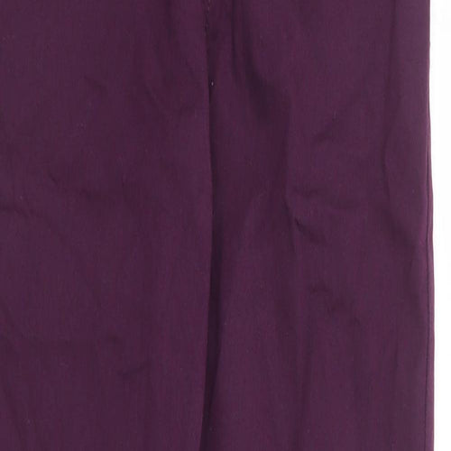 Marks and Spencer Womens Purple Cotton Jegging Jeans Size 8 L26 in Regular - Short Length