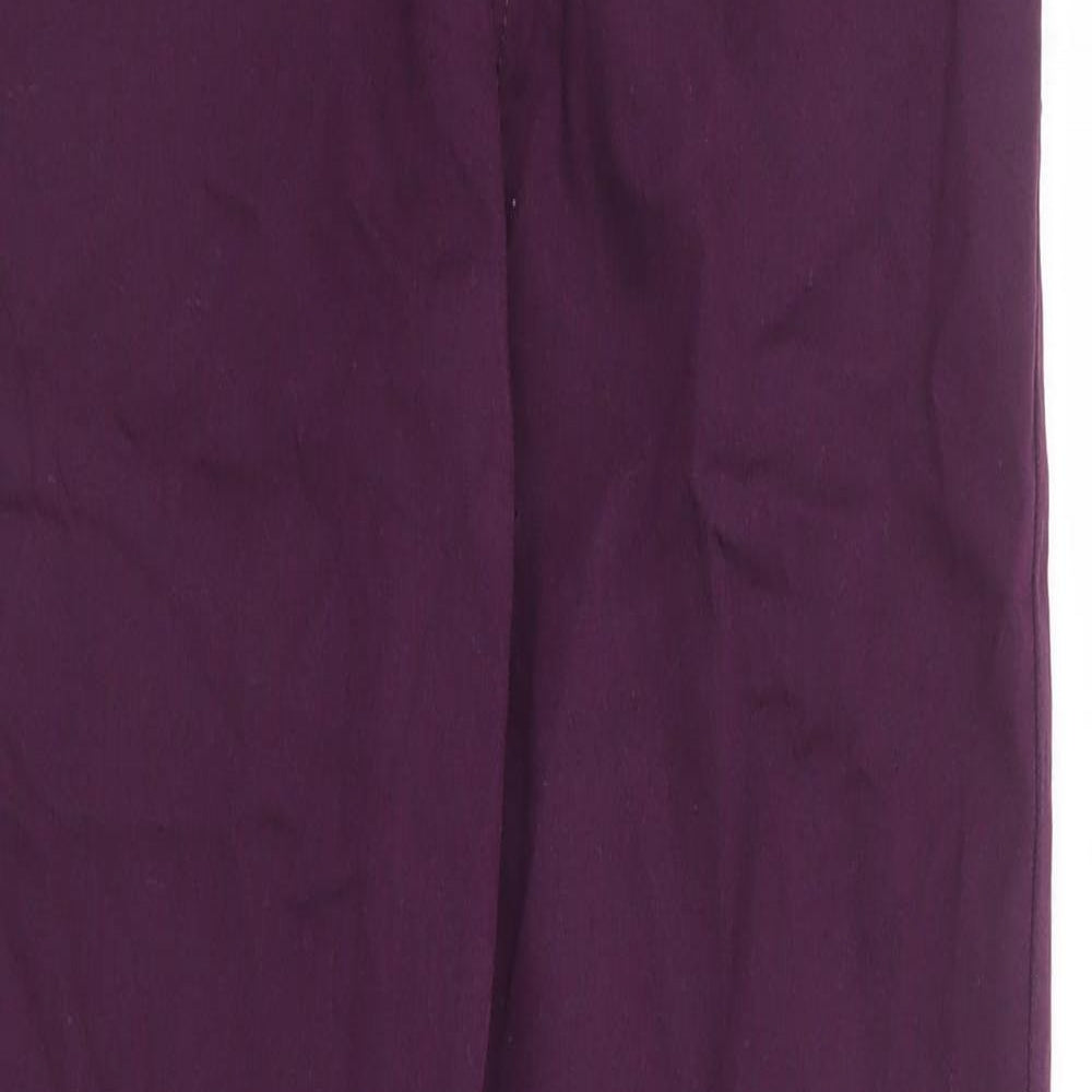 Marks and Spencer Womens Purple Cotton Jegging Jeans Size 8 L26 in Regular - Short Length