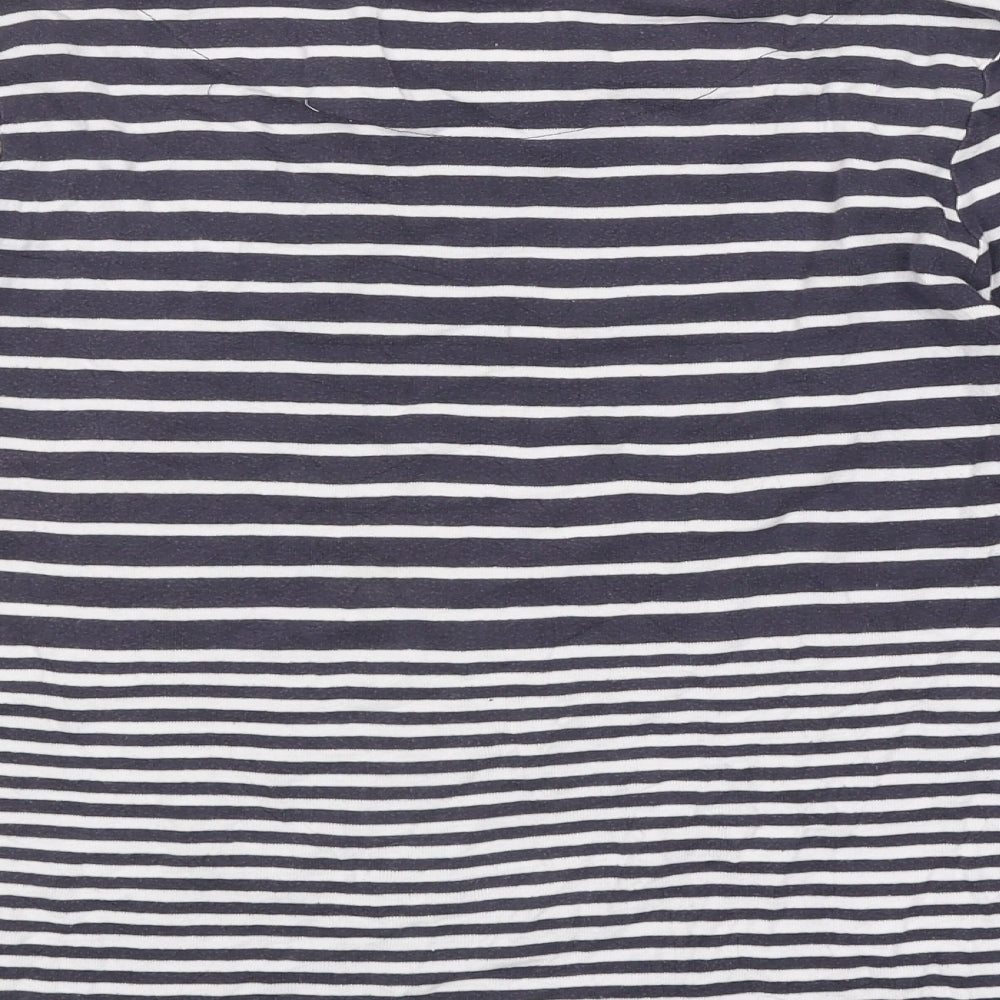 Peter Storm Womens Multicoloured Striped Polyester Basic T-Shirt Size 12 Round Neck