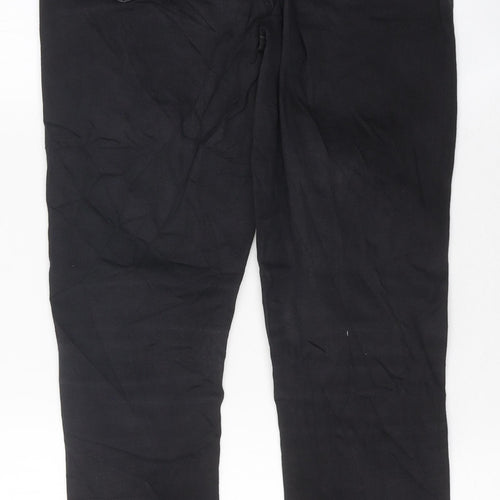 Topshop Womens Black 100% Cotton Skinny Jeans Size 32 L25 in Regular Zip