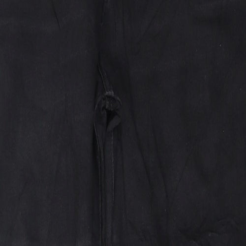 Topshop Womens Black 100% Cotton Skinny Jeans Size 32 L25 in Regular Zip