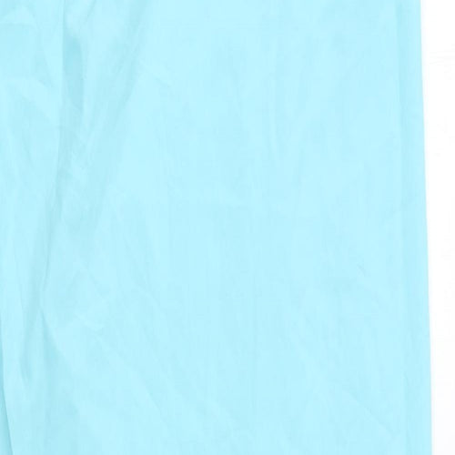 Marks and Spencer Womens Blue Polyester Slip Dress Size 6 Square Neck Pullover