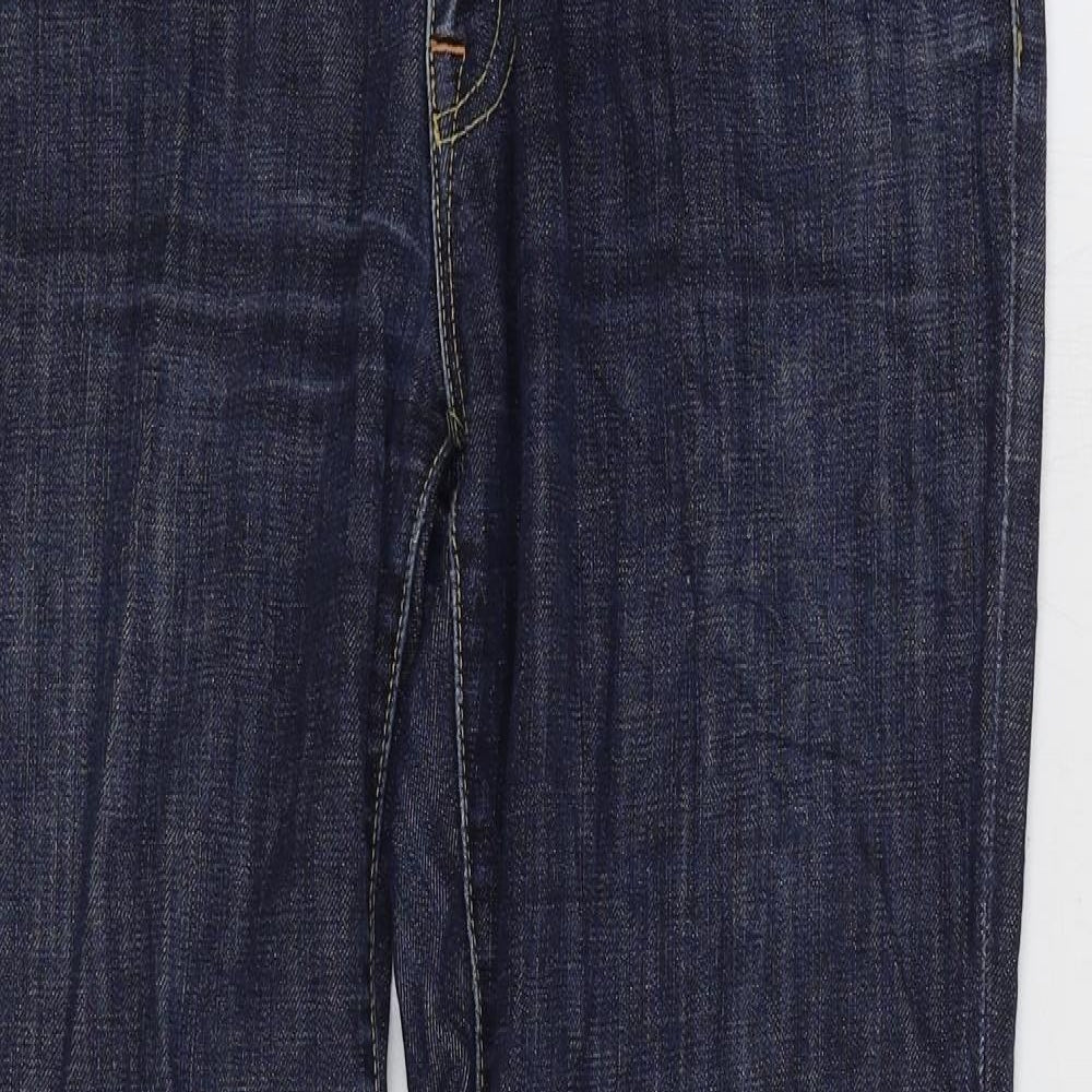 Gap Womens Blue Cotton Bootcut Jeans Size 32 in L30 in Regular Zip