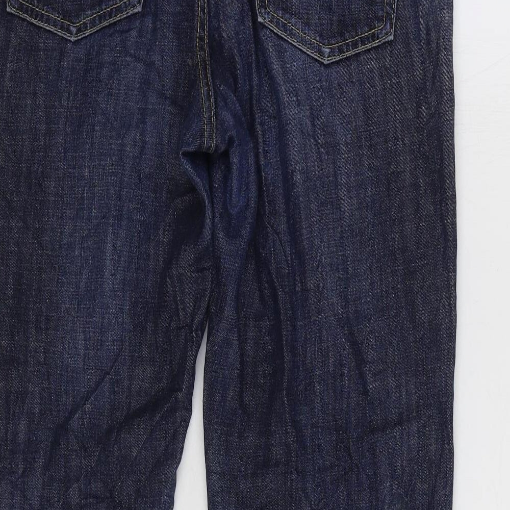 Gap Womens Blue Cotton Bootcut Jeans Size 32 in L30 in Regular Zip