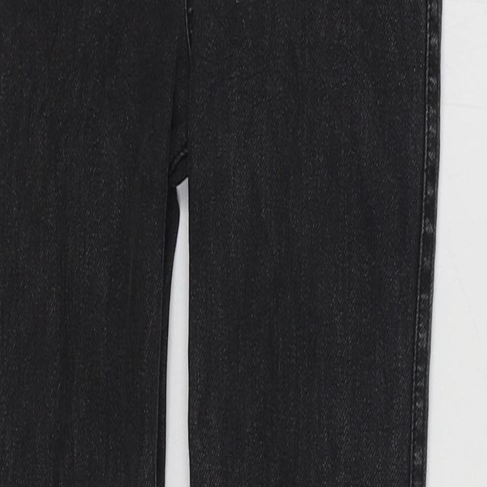 H&M Girls Grey Cotton Skinny Jeans Size 9-10 Years Regular Pullover